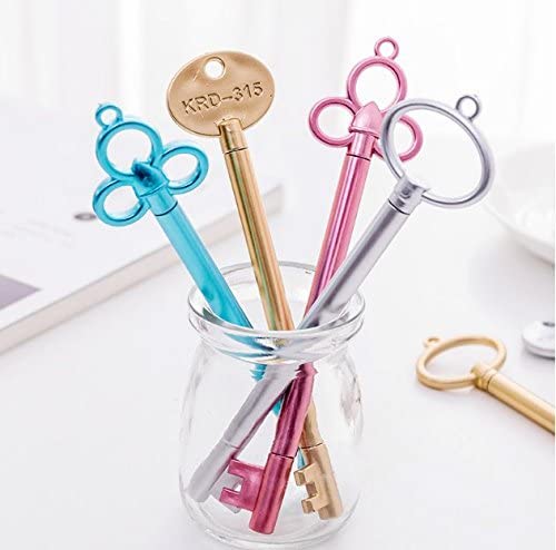 Magnolora Creative Office Stationary School Supplies Fine Point Ballpoint Black Ink Gel Pen, Random Color