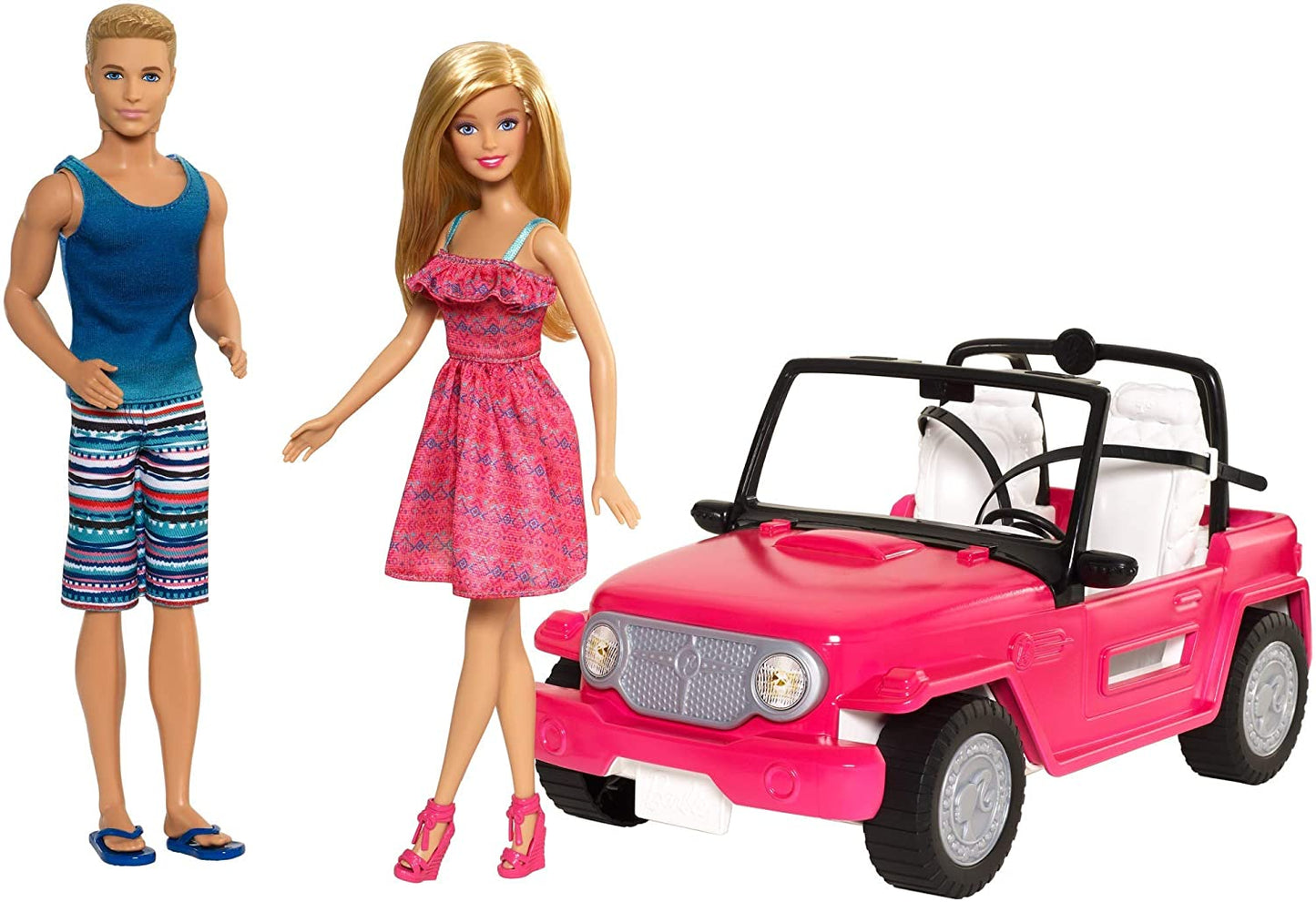 Barbie Beach Cruiser and Ken Doll