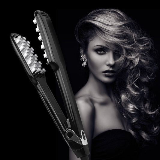 Hair Volumizing Iron Flat Iron LCD Display Hair Straightener Suitable for Long Short Hair