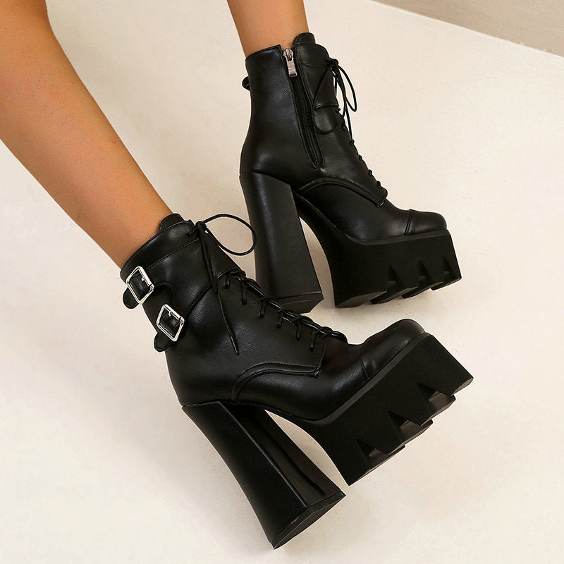 Foreign trade women's shoes ankle boots motorcycle Martin boots