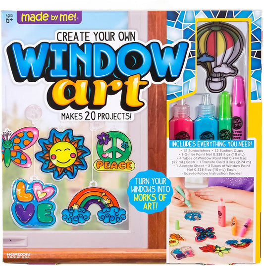 Kit Includes 12 Pre-Printed Suncatchers + DIY Acetate Sheet