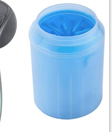 Blue pet foot wash cup